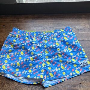 Taddlee Blue Patterned swim Shorts